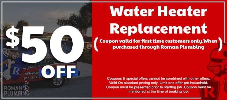 Discount on New Water Heater Replacement