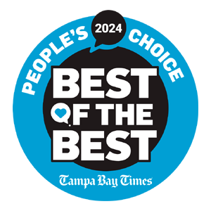 People's Choice 2024 Best of the Best logo for Roman Plumbing and Air Inc., highlighting excellence in plumbing and air conditioning services in New Port Richey, Florida.